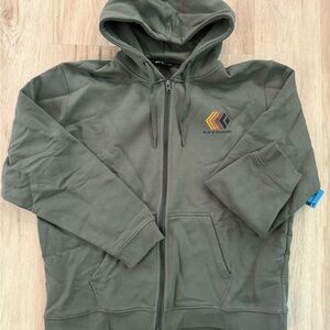 Black Diamond Olive Green Tundra Full-Zip Hoodie Mens size XXL